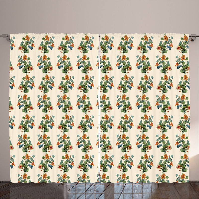 Semi Sheer Curtain Pair