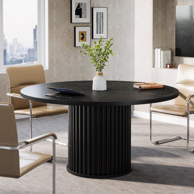 47-inch Round Conference Table For 4