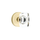 Double Dummy Windsor Crystal Knob with Disk Rose