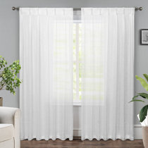 Add Pleats to Our Drapes Triple or Double Pinch Pleated Curtains Fan Fold  or French/euro Pleat Custom Drapes With Hooks -  Canada