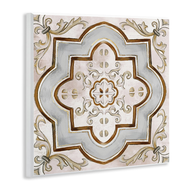 Art traditionnel sur plaque à carreaux symétriques traditionnels par Eli Jones