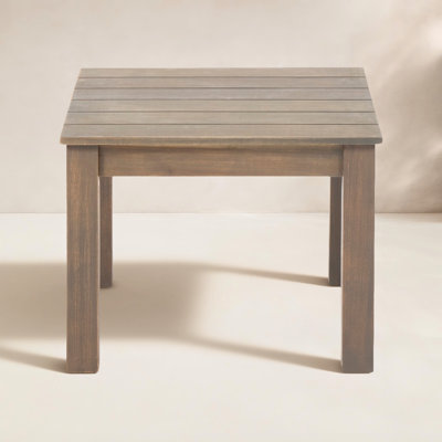 Channing 20" Acacia Patio Side Table