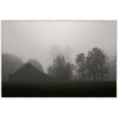 Overcast Day On The Farm 1 Framed Photographic Print Canvas