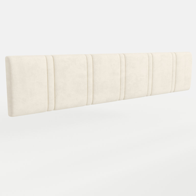 Revêtement de la tête de lit supérieur, White, Queen