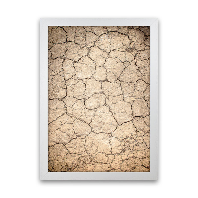Desert Sand by Victoria Frost - Print, 88cm H x 64cm W x 3cm D, White Framed