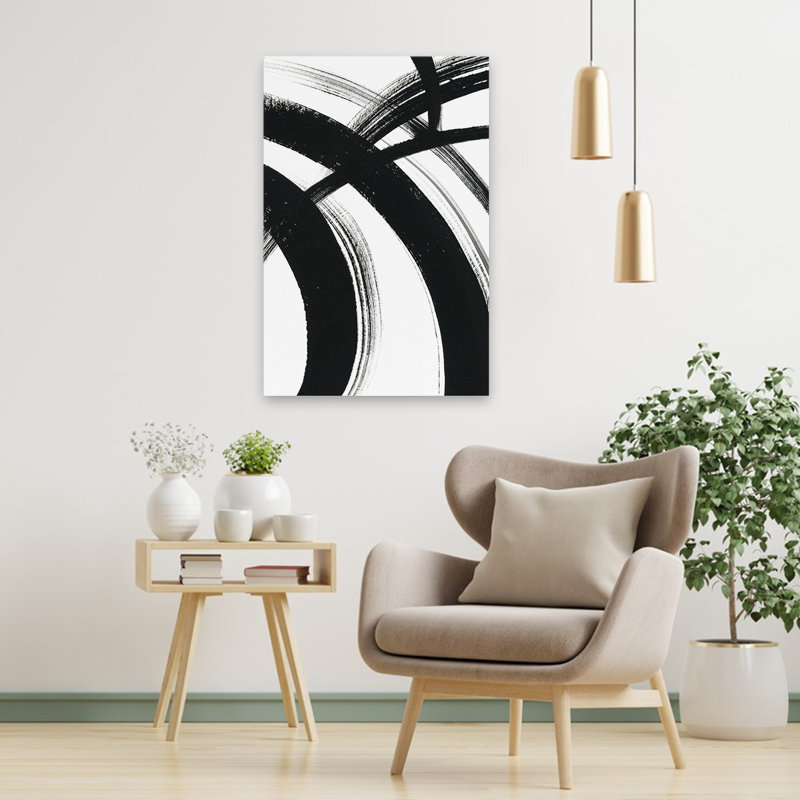 Moderne et contemporain et moderne, H 36 po x l 24 po