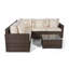 Yancey 5 Seater Rattan Corner Sofa Set-40476577