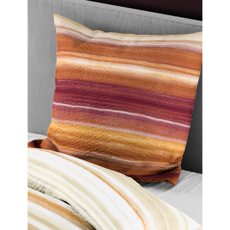 Striped Duvet Cover Set with Pillow Shams Included