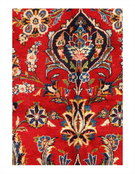 Persian Kashan Hand-Knotted Rug 12'1"x17'1"
