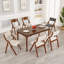 Chaise de salle à manger rembourrée pliante-114326709