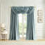 Lenox Imperial Faux Silk Waterfall Window Valance, Gold - 42"W x 22"L-969966161