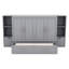 Lit double avec rangement et, gris - Économie d'espace pour les petits espaces-1018976723-1018976722