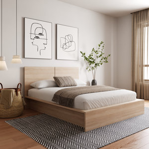 Guendolyn Platform Bed & Headboard