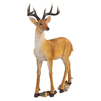 Design Toscano Woodland Buck Deer Statue & Reviews | Wayfair