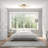 Pria 24"W Gold Leaf Shade Ceiling Light
