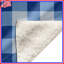 Couvertures en vichy bleues et blanches-130507893