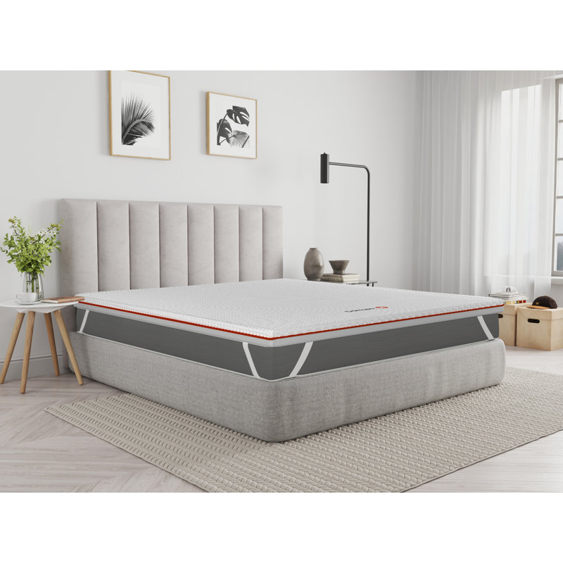 Surmatelas pour lit très grand californien Dormeo Premium - technologie Octaspring® à 3 zones pour un soutien optimal du dos. Fond antidérapant