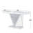 Mirrored Crushed‑Diamond V‑Shaped Console Table
