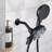 High Pressure 3-Way Rainfall Combo, Luxurious Rain Showerhead And Hand Held Shower Separately Or Together,  Comes With Shower Hose, Shower Arm
