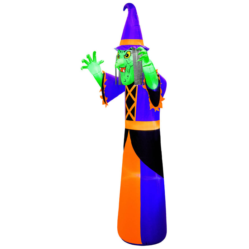 Sorcière géante gonflable The Holiday Aisle® 20 pieds Halloween