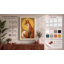 Red Fox in Profile Art Deco - Wrapped Canvas-368303627-368303628