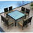 Kaneb Wicker Patio Dining Set with Square Table , Cushions Included-1333209751-1333209759-1238269937