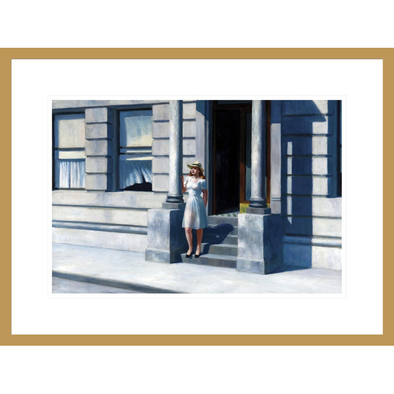 «Summertime» par Edward Hopper, impression giclée sur cadre, H 16,45 po x l 21,75 po