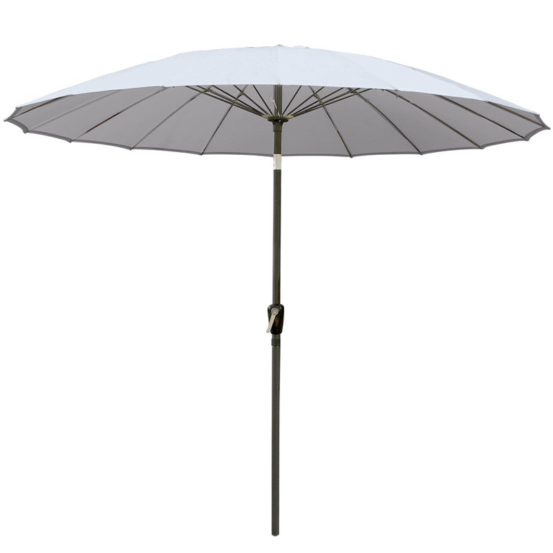 Richey 2.7m Fibreglass Parasol, Grey