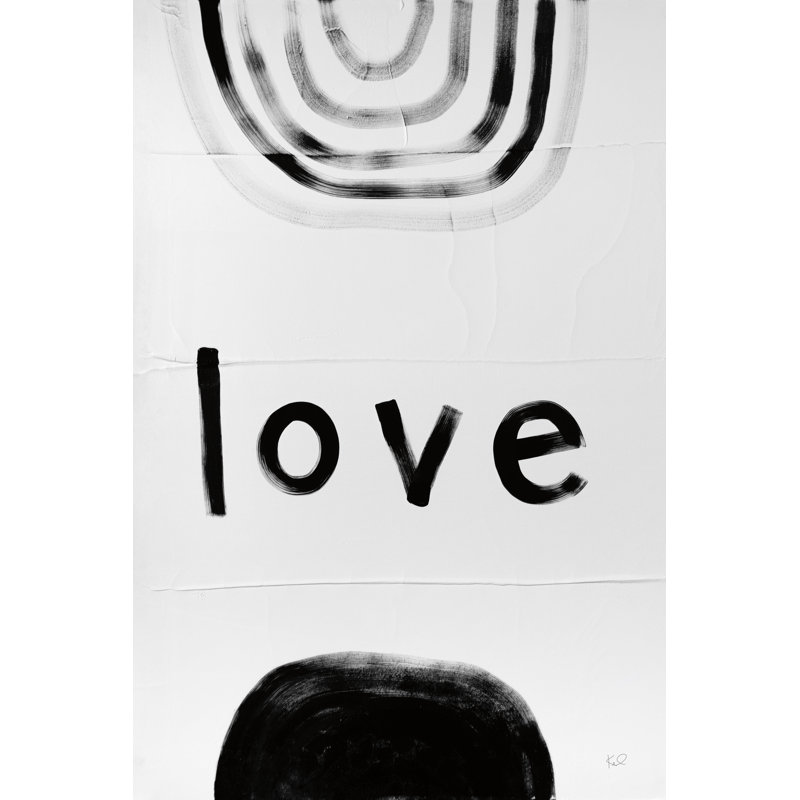 " Big Love " by Kent Youngstrom, No, 18" H x 12" W x 1.25" D, Wrapped Canvas