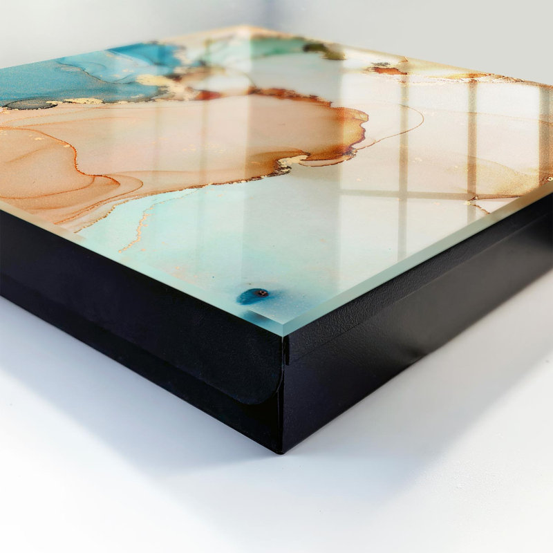 Key box, Opens to the right, 30x30x5, White, Sensual colors and flowing lines delight, 