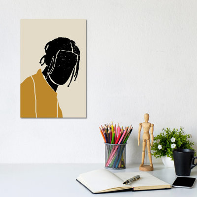 Black Hair I by Domonique Brown - Wrapped Canvas Gallery-Wrapped Canvas Giclée