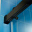 Porte de douche coulissante double sans cadre avec système de fermeture en douceur WOODBRIDGE, largeur de 56 à 60 po x hauteur de 80 po avec verre trempé transparent de 3/8 po (10 mm)-108467155