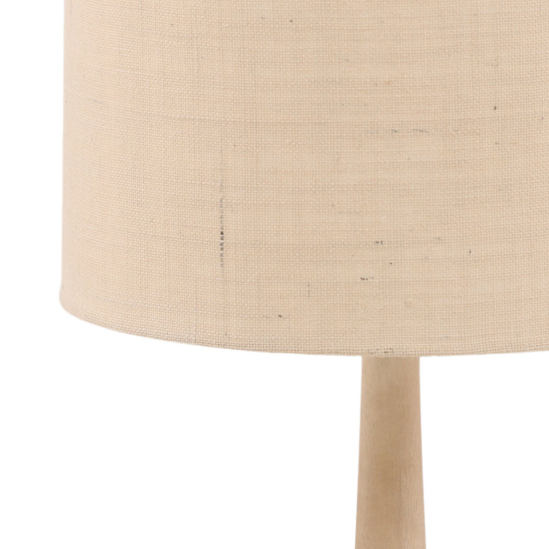 Lampe de table en bois massif Charlene