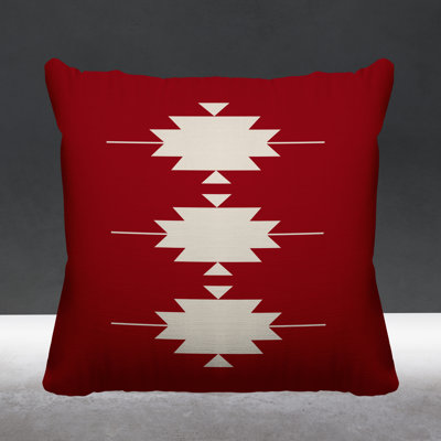 Sike Outdoor Reversible Throw Pillow