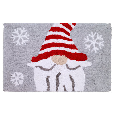 Brazee Cotton Non-Slip Bath Rug