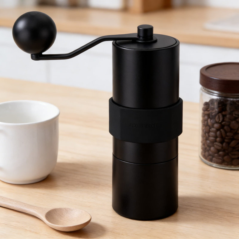 Premium Manual Coffee Grinder With 38Mm Stainless Steel Conical Burrs - Adjustable Grind Settings For Espresso, Pour Over, French Press, And Aeropress