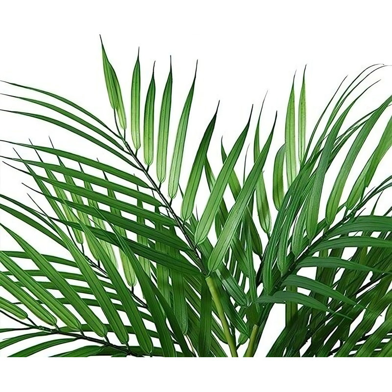Palmier Areca artificiel en pot blanc
