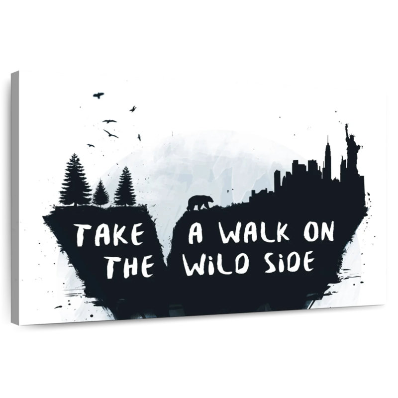 Tergel Walk On The Wild Side, H 24 po x l 36 po