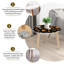 Ensemble de 2 tables basses gigognes triangulaires Halloween Halloween