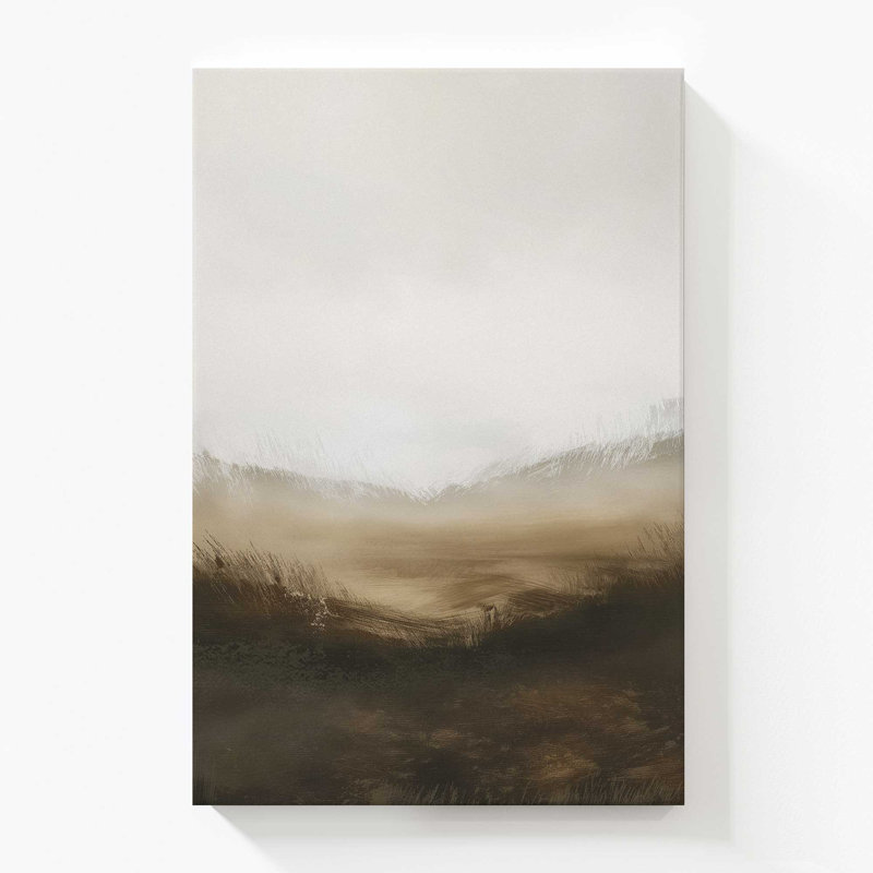 Fogbound Meadows II Canvas Print, 60" H x 40" W x 1.25" D, Wrapped Canvas