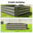 Raised Garden Bed,Mini Greenhouse,2-In-1 Raised Planter Greenhouse-125113336