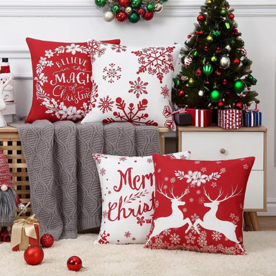Housse de coussin en polyester Harnoor