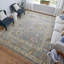 Fillmore Traditional Floral & Botanical, Blue/Taupe/Gray, 4' X 6' Accent Rug-1386481896