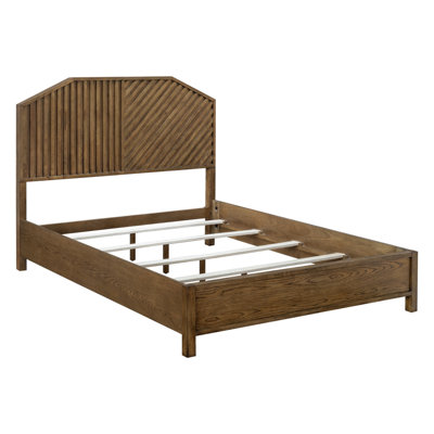 Modern Wood Queen Bed Frame For Sophisticated Bedrooms -  Loon Peak®, A98B59329EF14F5B97E0C253FF28A915