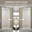 Porte de douche pivotante en verre sans cadre-94298793-129687865