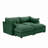 Sofa With Footrest , Sofa With Movable Ottoman, Pull Out Storage Drawer Under Each Seat-1286775600