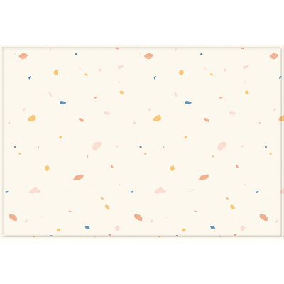 Tapis de jeu réversible en plastique doux Jelly Terrazzo / Sage Beige