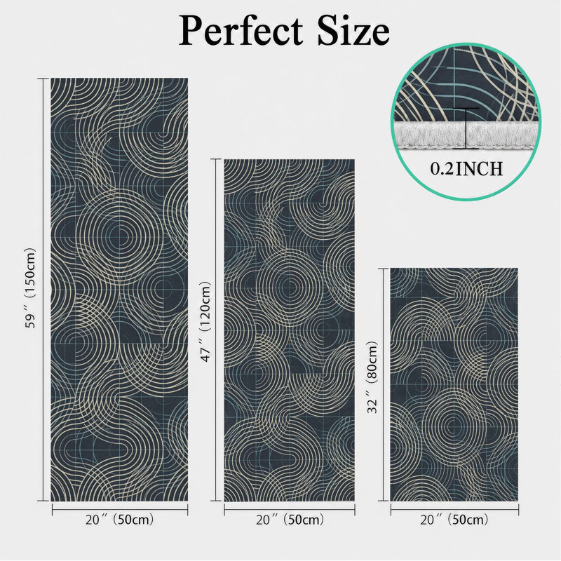 Tapis de cuisine Swirling Waves