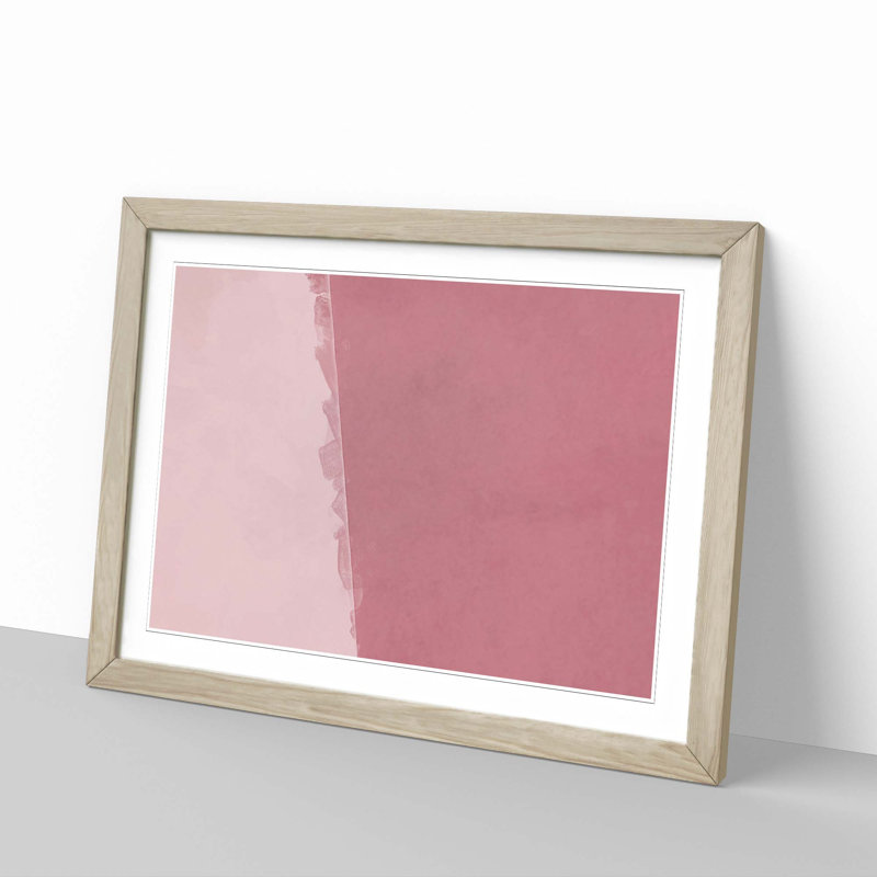 Towards the Top in Abstract - Picture Frame Graphic Art Print, 35cm H x 50cm W x 2cm D, Oak
