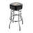 Commercial Grade Chrome Swivel Bar Stool with Vibrant Team Colors  -113702928